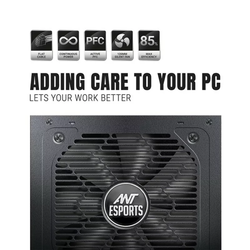 Ant Esports FP550B Force Bronze Gaming Power Supply Ant Esports FP550B Force Bronze Gaming Power Supply